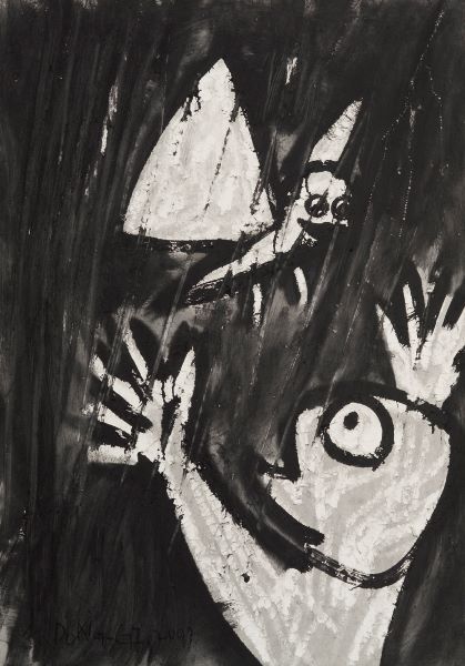 [2008] Secret Garden, Acrylic...on paper, 100x71cm